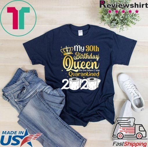 Born in 1950 My 70th Birthday Queen The One Where I was Quarantined Birthday 2020 Gift T-Shirt