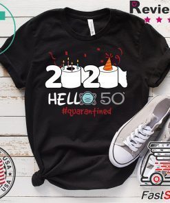 Born in 1970 Birthday Gift Idea 2020 Hello 50 Toilet Paper Birthday Cake Quarantined Social Distancing Classic Gift T-Shirts