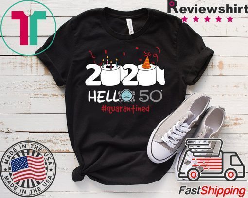 Born in 1970 Birthday Gift Idea 2020 Hello 50 Toilet Paper Birthday Cake Quarantined Social Distancing Classic Gift T-Shirts