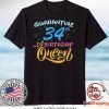 Born in 1986 My 34th Birthday Queen Quarantine Social Distancing Quarantined Birthday 2020 Gift T-Shirt