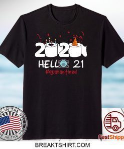 Born in 1999 Birthday Gift Idea 2020 Hello 21 Toilet Paper Birthday Cake Quarantined Social Distancing Classic Gift T-Shirts