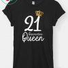 Born in 1999 My 21st Birthday Quarantine Queen Social Distancing Birthday 2020 Gift T-Shirts