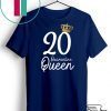 Born in 2000 My 20th Birthday Quarantine Queen Social Distancing Birthday 2020 Gift T-Shirts