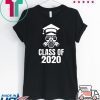 Class of 2020 Quarantine Seniors Gas Mask Gift T-Shirts