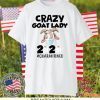 Crazy goat lady 2020 quarantine Gift T-Shirts