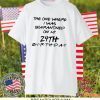 Custom Birthday Quarantine Shirt Personalized Birthday Social Distancing Quarantine Gift T-Shirt