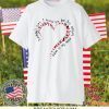 Daddy’s Girl I Used To Be His Angel Now He’s Mine Floral Heart And Butterfly Gift T-Shirt