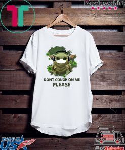 Good Baby Yoda Listen To Music Don T Cough On Me Please Coronavirus Gift T-Shirt