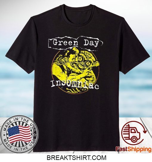 Green Day Insomniac Free Hugs Band Logo Gift T-Shirts