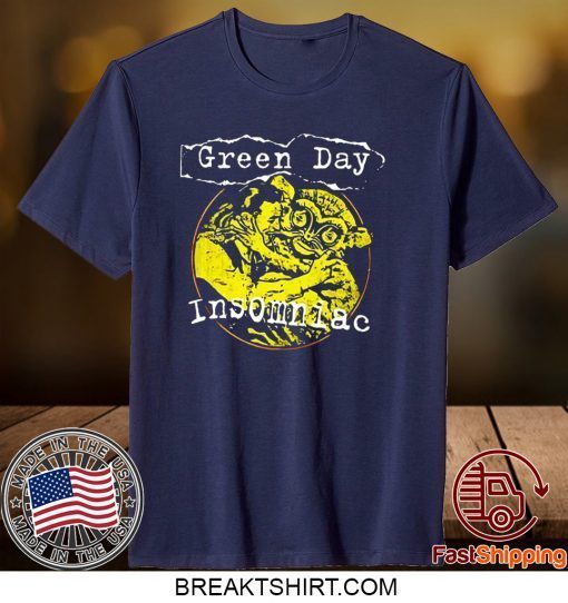 Green Day Insomniac Free Hugs Band Logo Gift T-Shirts