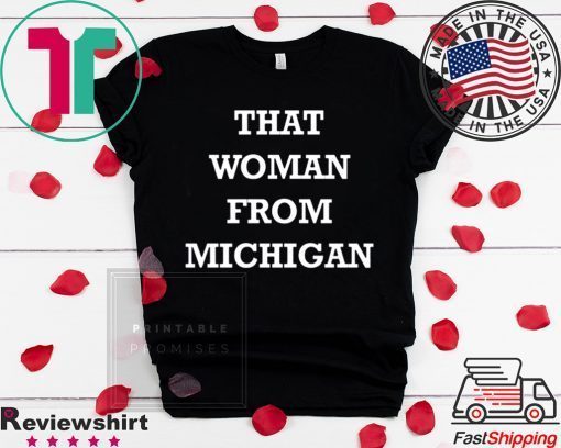 Gretchen Whitmer That Woman From Michigan WomensWave T-Shirt