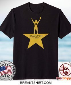 Hamilton All - American Football Gift T-Shirt