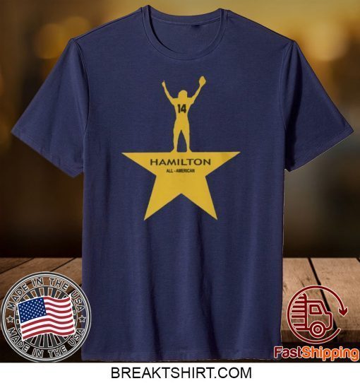 Hamilton All - American Football Gift T-Shirt