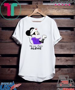 Mickey – Minnie Mouse Nurse No One Fights Alone Gift T-Shirt