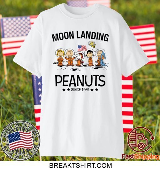 Moon landing Peanuts since 1969 Gift T-Shirts