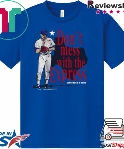 Nolan Ryan Don't Mess With The Express T-Shirt - Texas Rangers, and Houston Astros Gift T-Shirts