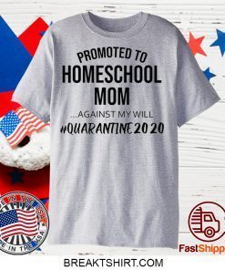 Promoted to homeschool Mom quarantine 2020 Gift T-Shirts