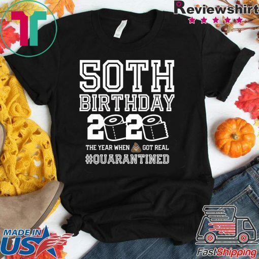 Quarantine Shirt, The One Where I Was Quarantined 2020 , 50th Birthday T-Shirt