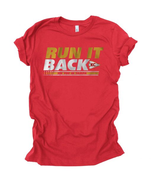 Run It Back Kansas City Football Gift T-Shirts