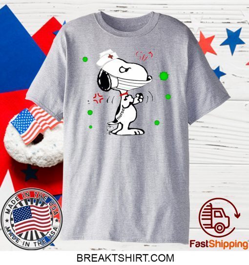 Snoopy And Woodstock Nurse Coronavirus Gift T-Shirts