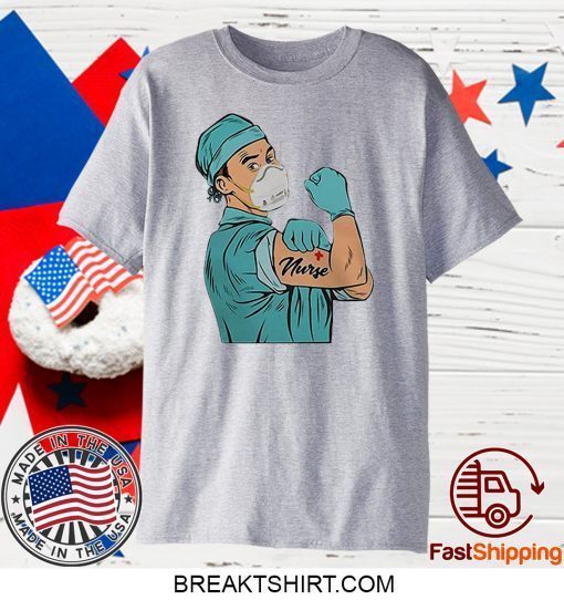 Strong Doctor Mask Tattoos Nurse Gift T-Shirt