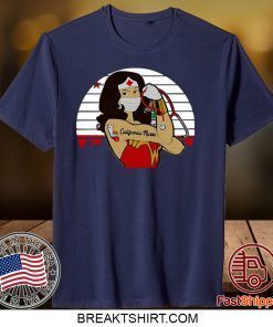 Strong Wonder Woman Tattoo Nurse Vintage Gift T-Shirts