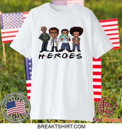 THE BOONDOCKS HEROES FRIENDS GIFT T-SHIRTS