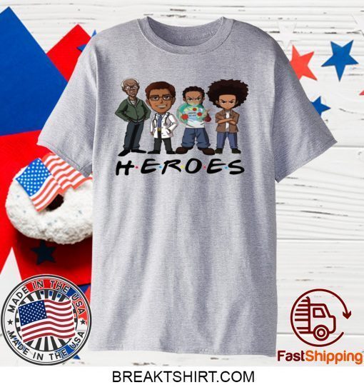 THE BOONDOCKS HEROES FRIENDS GIFT T-SHIRTS