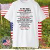 To My Son Senior 2020 Gift T-Shirts