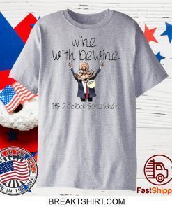 Wine with Dewine it’s 2 o’clock somewhere chibi Gift T-Shirts