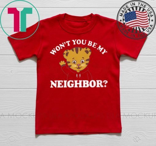 Won't You Be My Neighbor T-Shirt - Pittsburgh Steelers Gift T-Shirts
