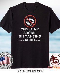 this is my social distancing USA T-Shirts