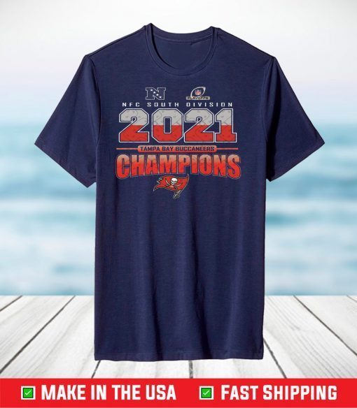 2021 nfl Playoffs Division Champions Tampa Bay Buccaneers T-Shirt