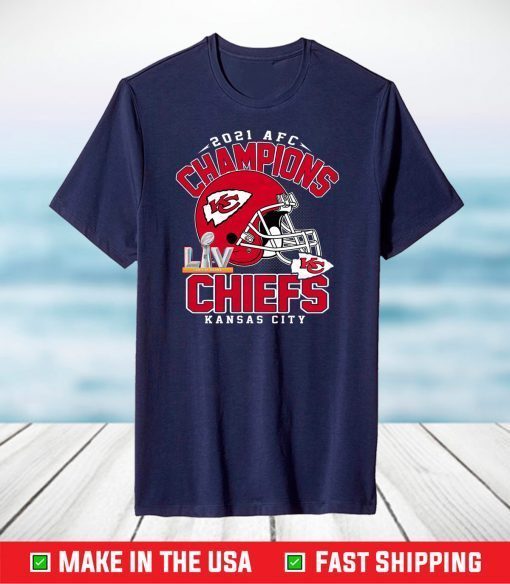 Super Bowl 2021, Kansas City Chiefs, NFL Sports Football Logo T-Shirt