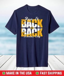 2021 Champion Run It Back To Back Kansas City Chiefs Super Bowl Mahomes NFL Football T-Shirt