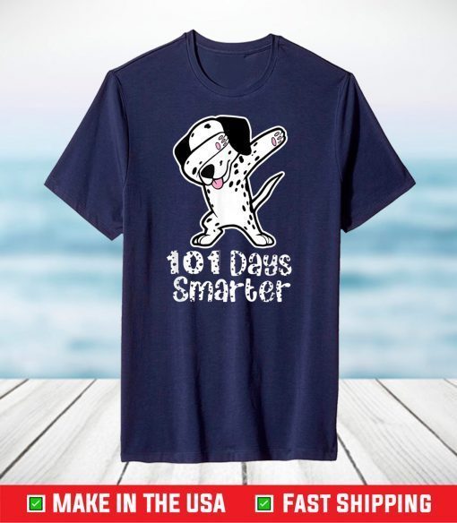 Dalmatian Dabbing Funny Dalmation Dog 101 Days Smarter Gift T-Shirts