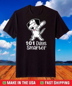 Dalmatian Dabbing Funny Dalmation Dog 101 Days Smarter Gift T-Shirts