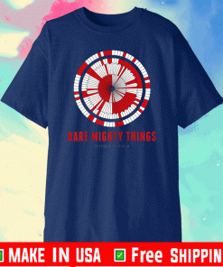 Dare Mighty Things Perseverance Mars Rover Landing Parachute T-Shirt