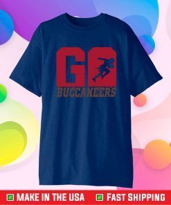 Go Buccaneers Football Player Buccaneers Football T-Shirt, Tampa Bay Buccaneers Super Bowl LIV 2021 Champions Classic T-Shirt