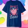 Hockey Is My Valentine Funny Hockey Lover Valentines Day Classic T-Shirt