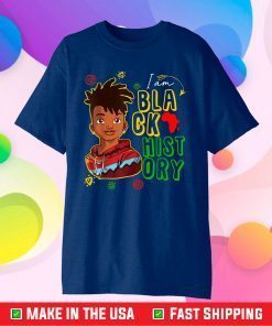 I Am The Strong African Boy Black History Classic T-Shirt