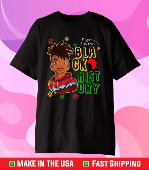 I Am The Strong African Boy Black History Classic T-Shirt