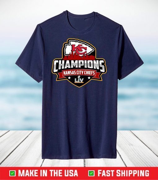 KC Chiefs Champions Super Bowl 2021,Kansas City Chiefs NFL T-Shirt