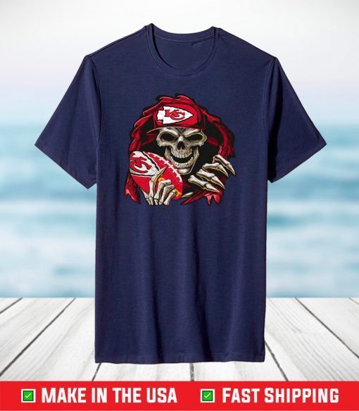 Kansas City Chiefs Skull,Kansas City Chiefs Logo T-Shirt