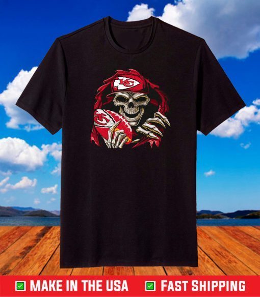 Kansas City Chiefs Skull,Kansas City Chiefs Logo T-Shirt