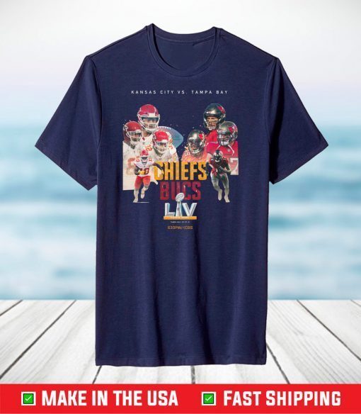 Kansas City Chiefs Vs Tampa Bay Buccaneers Super Bowl LV 2021 T-Shirt