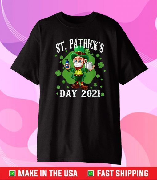 Leprechaun Wearing Mask - Funny Saint Patrick's Day 2021 Classic T-Shirt