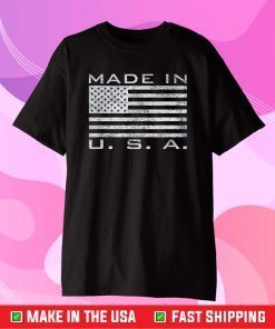 MADE IN USA MADE IN AMERICA US FLAG STARS AND STRIPES Classic T-Shirt