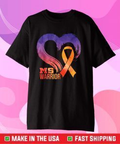 MS Warrior Heart Multiple Sclerosis Awareness Month Classic T-Shirt