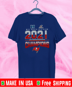 NFL Playoffs Tampa Bay Buccaneers 2021 NFC South Division Champions T-Shirt